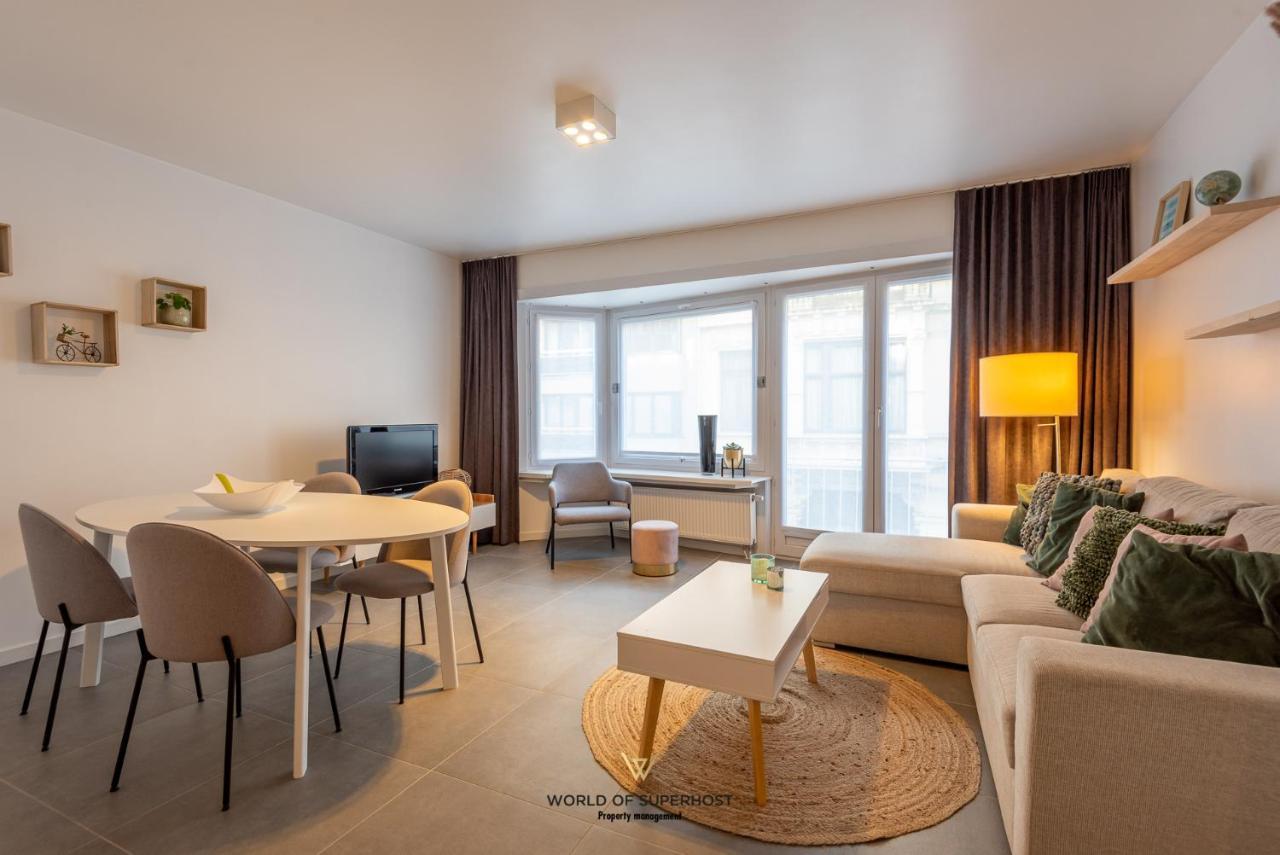 Spacious Apartment Closeby The Sea Up To 6 People! オステンド エクステリア 写真
