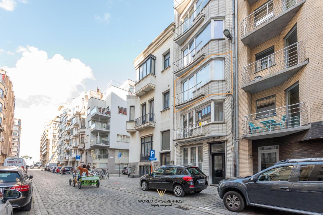 Spacious Apartment Closeby The Sea Up To 6 People! オステンド エクステリア 写真